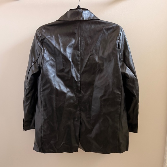 Princess Polly Jocelyn Faux Leather Blazer - Picture 5 of 6